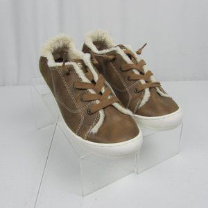 Skechers Bobs Beach Bingo 2 Shoes Womens Sz 9 Chestnut Brown Faux Fur Lined